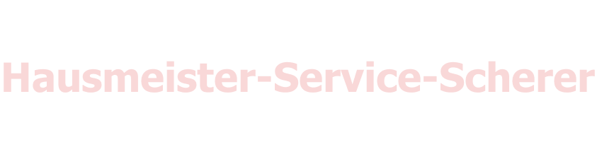 Hausmeister-Service-Scherer